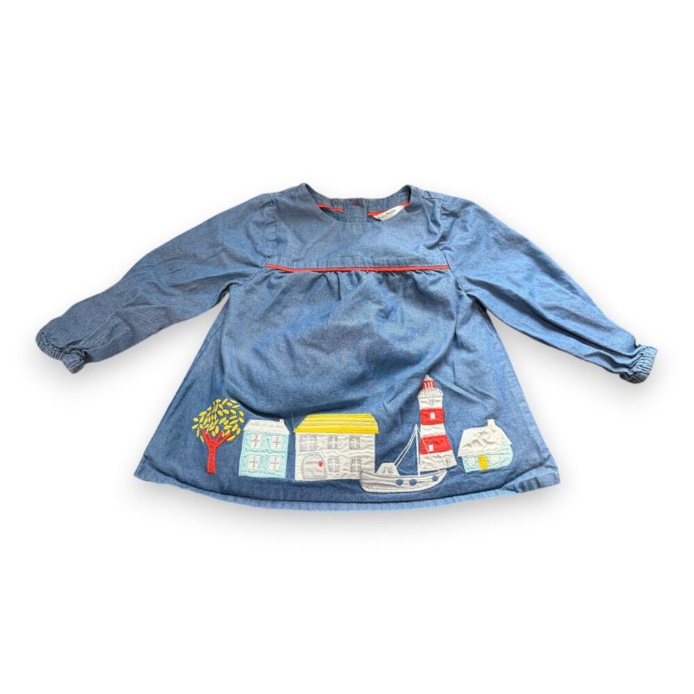Baby Boden Boat House Denim Top 12-18 Months